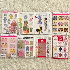 Infants & Babies Clothing & Shoes Sewing Patterns Lot of 8 Boys & Girls Uncut